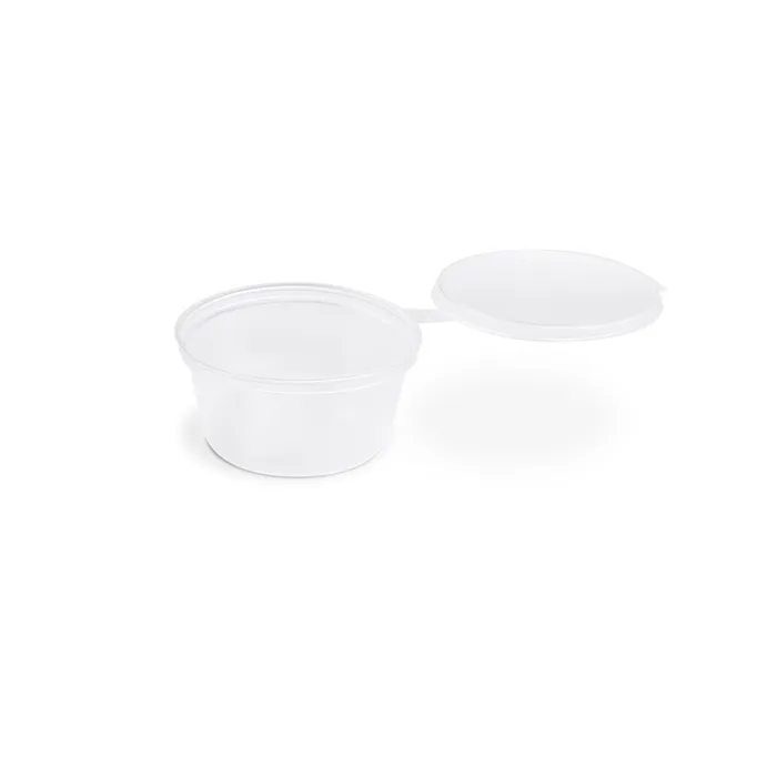 Hlavný obrázok produktu Dresinková miska (PP) s víčkem průhledná průměr 50mm 30ml [100 ks]