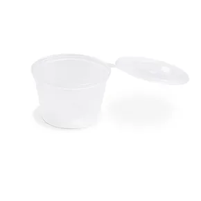Dressingová miska (PP) s viečkom priehľadná priemer 70mm 120ml [50 ks]
