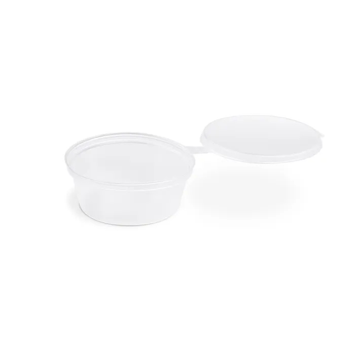 Hlavný obrázok produktu Dresinková miska (PP) s víčkem průhledná průměr 70mm 60ml [100 ks]