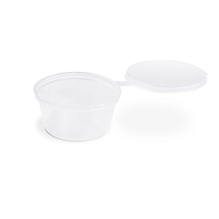 Hlavný obrázok produktu Dresinková miska (PP) s víčkem průhledná průměr 70mm 80ml [50 ks]