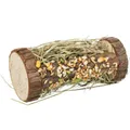Ďalší obrázok produktu Drevená veža s horským lúčnym senom 13x17x13 cm 110 g