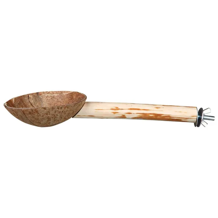 Hlavný obrázok produktu Dřevěné bidýlko s kokosovou miskou 25cm/18mm