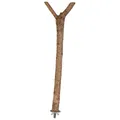 Drevené bidielko Y s kovovým úchytom do klietky 35cm/18mm