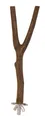 Drevené bidielko Y s kovovým úchytom do klietky 35cm/18mm