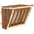 Ďalší obrázok produktu Drevené jasličky na seno s úchytom na klietku 20 x 15 x 17 cm
