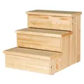 Ďalší obrázok produktu Drevené schody pre malé psy a mačky, max.50kg 40x38x45cm