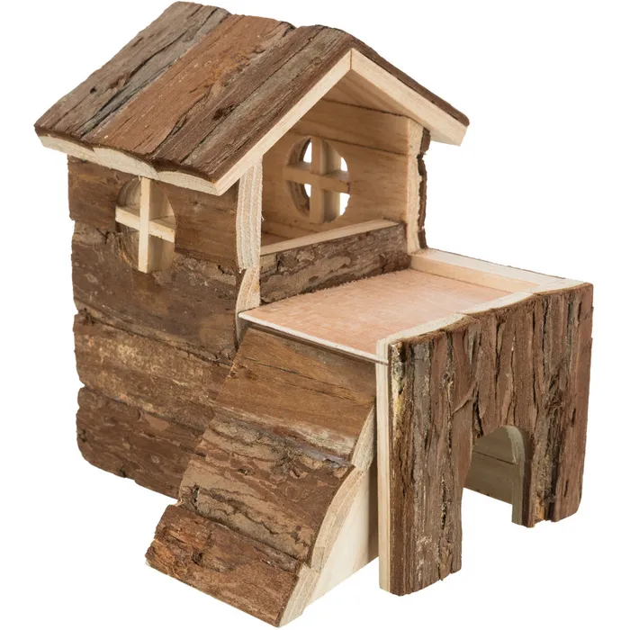 Hlavný obrázok produktu Dřevěný domek BJORK pro křečky, 2 místnosti 15 x 15 x 16 cm