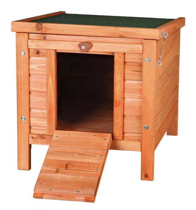 Hlavný obrázok produktu Dřevěný domek NATURA morče, králík 42x43x51cm
