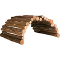 Ďalší obrázok produktu Drevený most z okrúhlych drievok, pre králiky, 65 x 40 cm