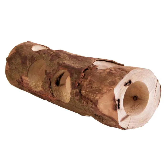 Hlavný obrázok produktu Dřevěný tunel přírodní dřevo pro hlodavce 7 x 30 cm