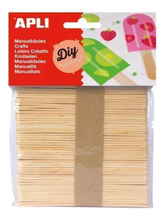 Hlavný obrázok produktu Dřívka – špachtle "Creative", přírodní, dřevěná, APLI