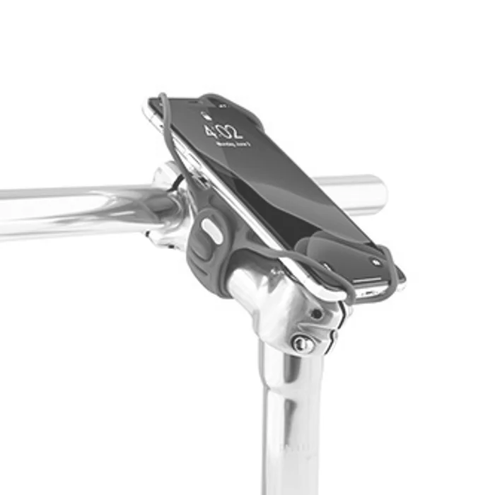Hlavný obrázok produktu Držák mobilu Bone Bike Tie 3 Pro, na kolo, nastavitelná velikost, červený, 5.8-7.2",