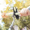 Držiak na mobil Bone Bike Tie X, na bycikel, nastaviteľná veľkosť, čierny, 4-6, silikón, na pripevnenie na riadidlá, čierna