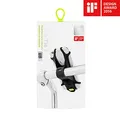 Držiak na mobil Bone Bike Tie X, na bycikel, nastaviteľná veľkosť, čierny, 4-6, silikón, na pripevnenie na riadidlá, čierna