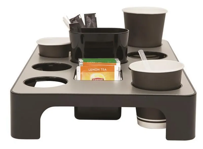 Hlavný obrázok produktu Držák na kelímky "Coffee break", na 8 nápojů, hliník, ALBA
