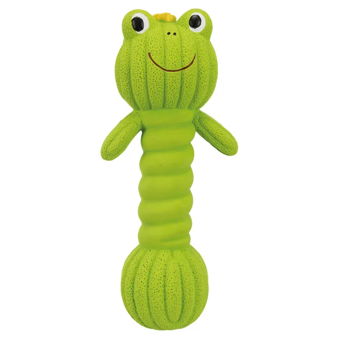Hlavný obrázok produktu Dumpbell Frog, žába/činka, latex se zvukem, 18cm