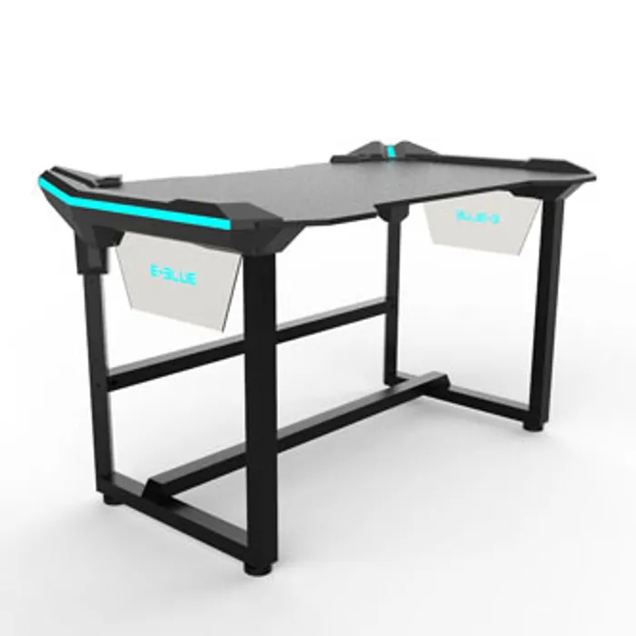 Hlavný obrázok produktu E-Blue Herní stůl EGT536BK, 136,5 x 80,3cm, 81 cm, podsvícený