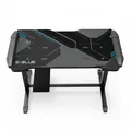 E-blue Herný stôl EGT574BK, 113cm x 59,5cm, 74-86,8cm, podsvietený, nastaviteľná výška