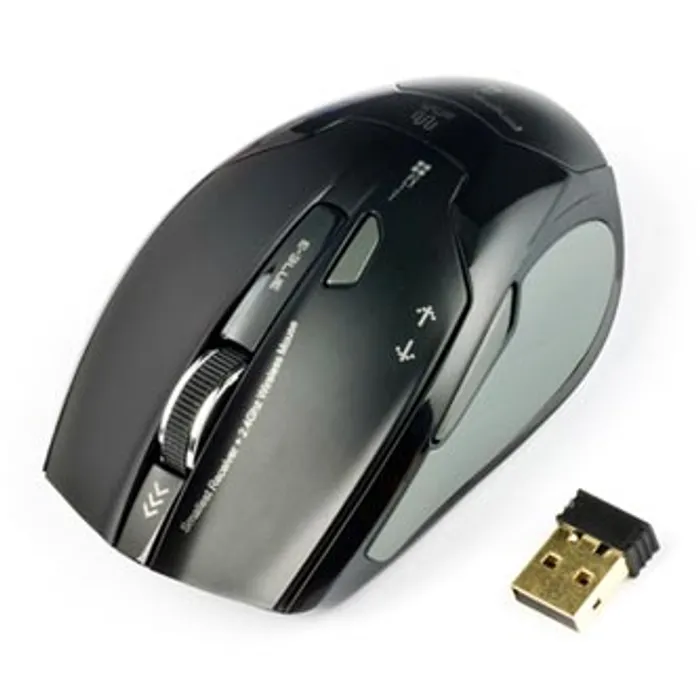 Hlavný obrázok produktu E-Blue Myš ARCO 2, 1600DPI, 2.4 [GHz], optická, 6tl., 1 kolečko, bezdrátová, černá, 2 ks