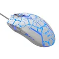 Ďalší obrázok produktu E-blue Myš Cobra, 2500DPI, optická, 6tl., drôtová USB, bielo-modrá, herná, e-box