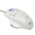 E-blue Myš Mazer, 2500DPI, optická, 6tl., drôtová USB, biela