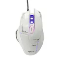 E-blue Myš Mazer, 2500DPI, optická, 6tl., drôtová USB, biela