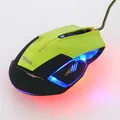 E-blue Myš Mazer R, 2400DPI, optická, 6tl., drôtová USB, zelená