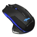 E-Blue Myš Mazer-R, 2500 DPI, 2,4 GHz, optická, 6 tlačidiel, 1 koliesko, bezdrôtová, čierna, 2 ks