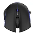 E-Blue Myš Mazer-R, 2500 DPI, 2,4 GHz, optická, 6 tlačidiel, 1 koliesko, bezdrôtová, čierna, 2 ks