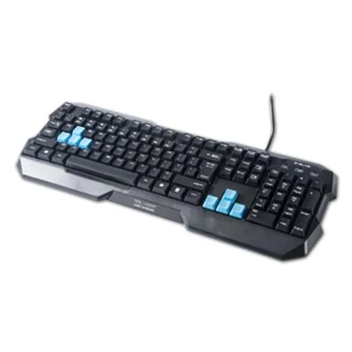 Hlavný obrázok produktu E-BLUE Polygon, Klávesnice US, herní, odolná proti polití typ drátová (USB), černá