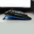 E-blue Polygon, klávesnica US, herná, odolná proti poliatiu typ drôtová (USB), čierna