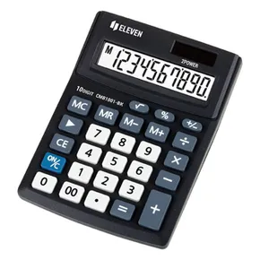 Eleven kalkulačka CMB1001-BK, čierna, stolná, desaťmiestna, duálna napá, jenie