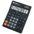Eleven kalkulačka SDC444S, čierna, stolná, dvanásťmiestna, duálna napája, enie
