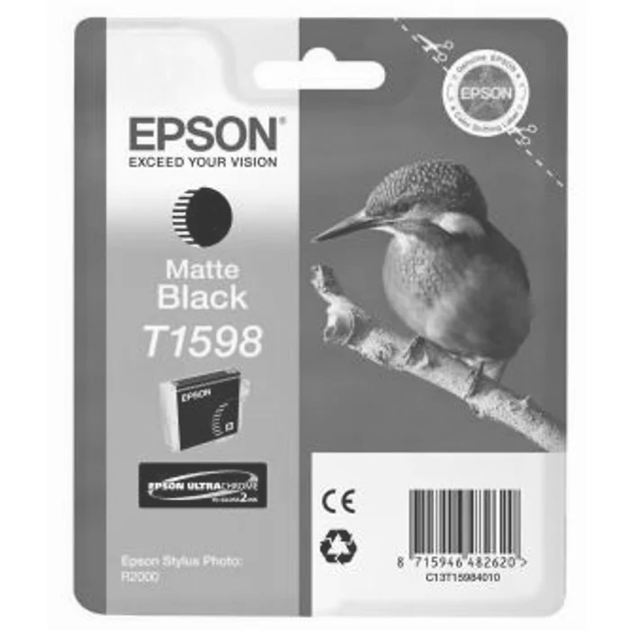 Hlavný obrázok produktu Epson originální ink C13T15984010, matte black, 17ml, Epson Stylus Photo R2000