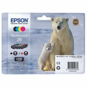 Epson originál ink C13T26164010, T261640, CMYK, 3x4,5/6,2ml, Epson Expression Premium XP-800, XP-700, XP-600
