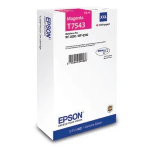 Epson originál ink C13T754340, T7543, XXL, magenta, 69ml, Epson WorkForce Pro WF-8090DW, WF-8590DWF