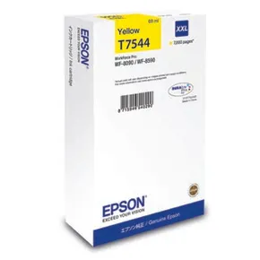 Epson originál ink C13T754440, T7544, XXL, yellow, 69ml, Epson WorkForce Pro WF-8590DWF