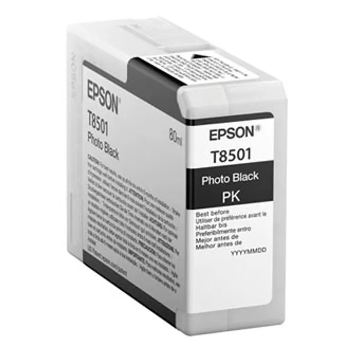 Hlavný obrázok produktu Epson originální ink C13T850100, photo black, 80ml, Epson SureColor SC-P800