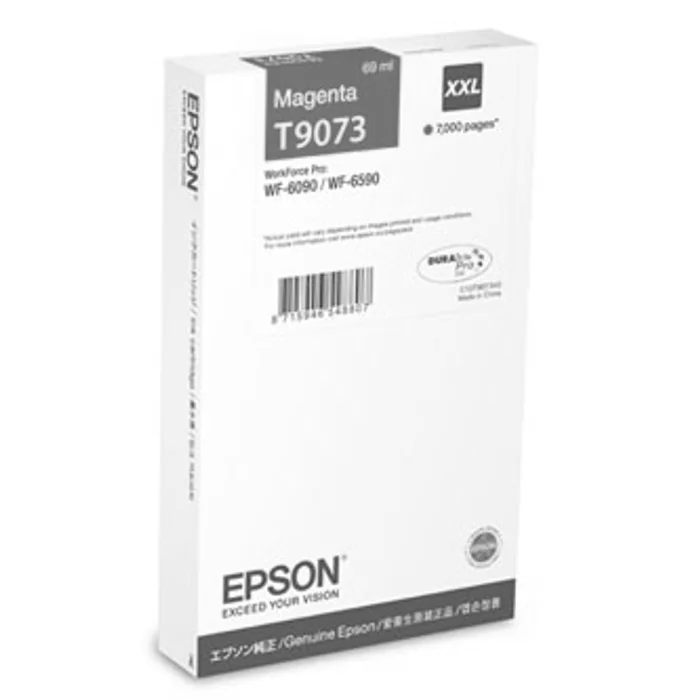 Hlavný obrázok produktu Epson originální ink C13T907340, T9073, XXL, magenta, 69ml, Epson WorkForce Pro WF-6090DW