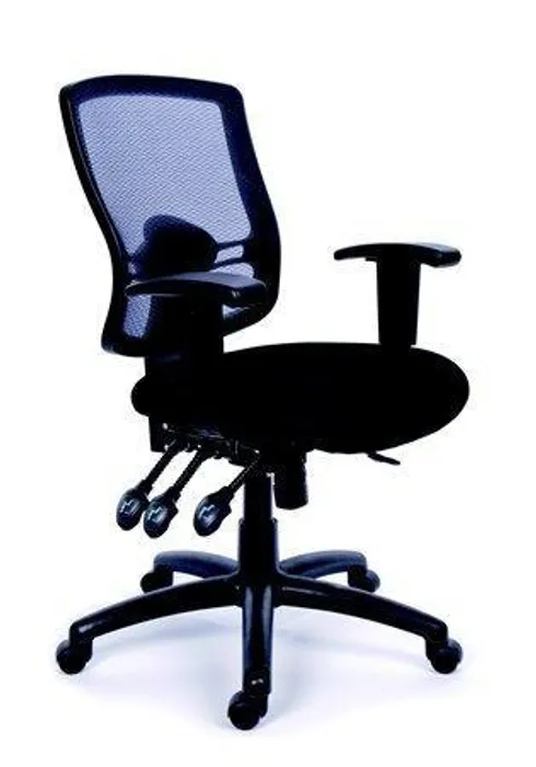 Hlavný obrázok produktu Ergonomická kancelářská židle, síť.textilie, síť.opěrák, chromovaná základna,MaYAH,"Creati