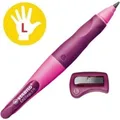 Ergonomická mach. ceruzka pre ľavákov - STABILO EASYergo 3.15 ružová / fialová HB + strúhadlo