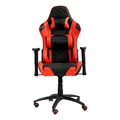 Ergonomické kreslo C1-K, červené, odnímateľné vankúšiky