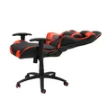 Ergonomické kreslo C1-K, červené, odnímateľné vankúšiky
