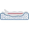 Ďalší obrázok produktu Ergonomický vankúš BENDSON, oválny, 80 x 55 cm, tmavosivá/svetlosivá