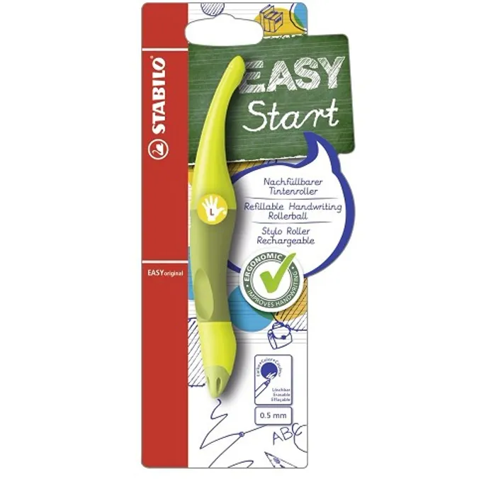 Hlavný obrázok produktu Ergonomický roller pro leváky STABILO EASYoriginal limetková/zelená