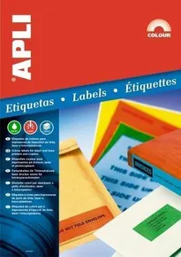 Etiketa, 70 x 37mm, žltá, 480 ks/bal., APLI