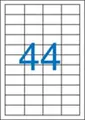 Etiketa, ILC, 48,5 x25,4 mm, štvorradové, 4400 ks/bal., VICTORIA