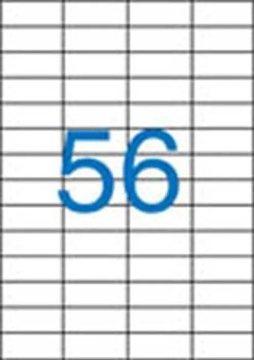 Hlavný obrázok produktu Etiketa, ILC, 52,5x21,2 mm, čtyřřadé, 5600 ks/bal., VICTORIA