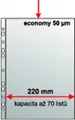 Euroobal A4 Pri MAXI PP eurozáv. krupička, 50mic. 235x305mm [50 ks]