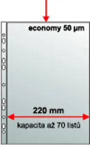 Euroobal A4 Pri MAXI PP eurozáv. krupička, 50mic. 235x305mm [50 ks]